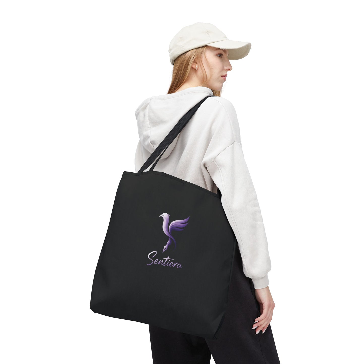 Elegant AOP Tote Bag for Dreamers, Stylish Everyday Tote, Gift for Her, Floral Art Tote, Unique Carryall Bag