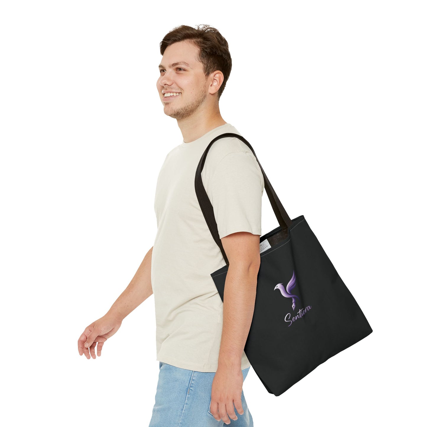 Elegant AOP Tote Bag for Dreamers, Stylish Everyday Tote, Gift for Her, Floral Art Tote, Unique Carryall Bag