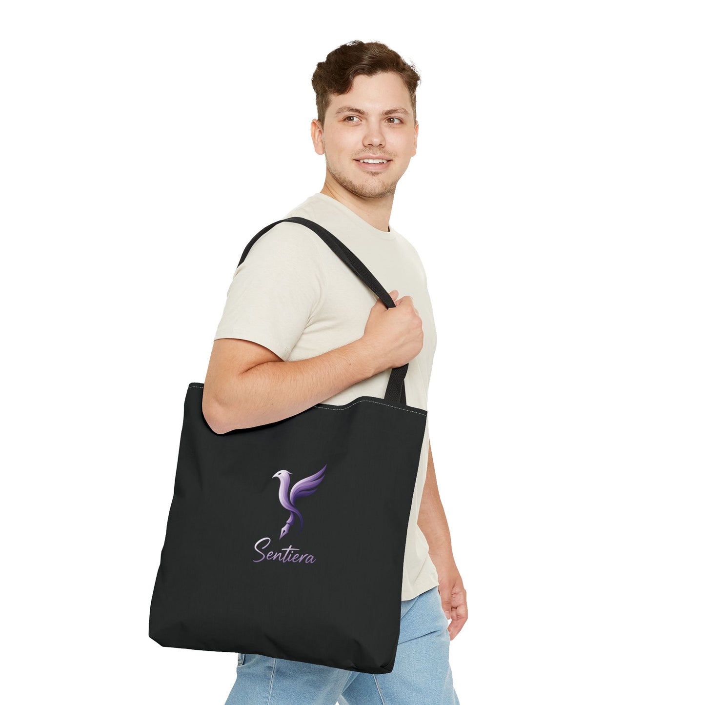 Elegant AOP Tote Bag for Dreamers, Stylish Everyday Tote, Gift for Her, Floral Art Tote, Unique Carryall Bag