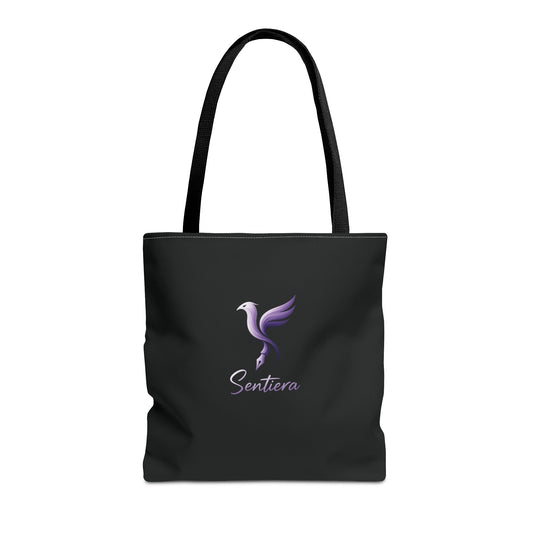 Elegant AOP Tote Bag for Dreamers, Stylish Everyday Tote, Gift for Her, Floral Art Tote, Unique Carryall Bag